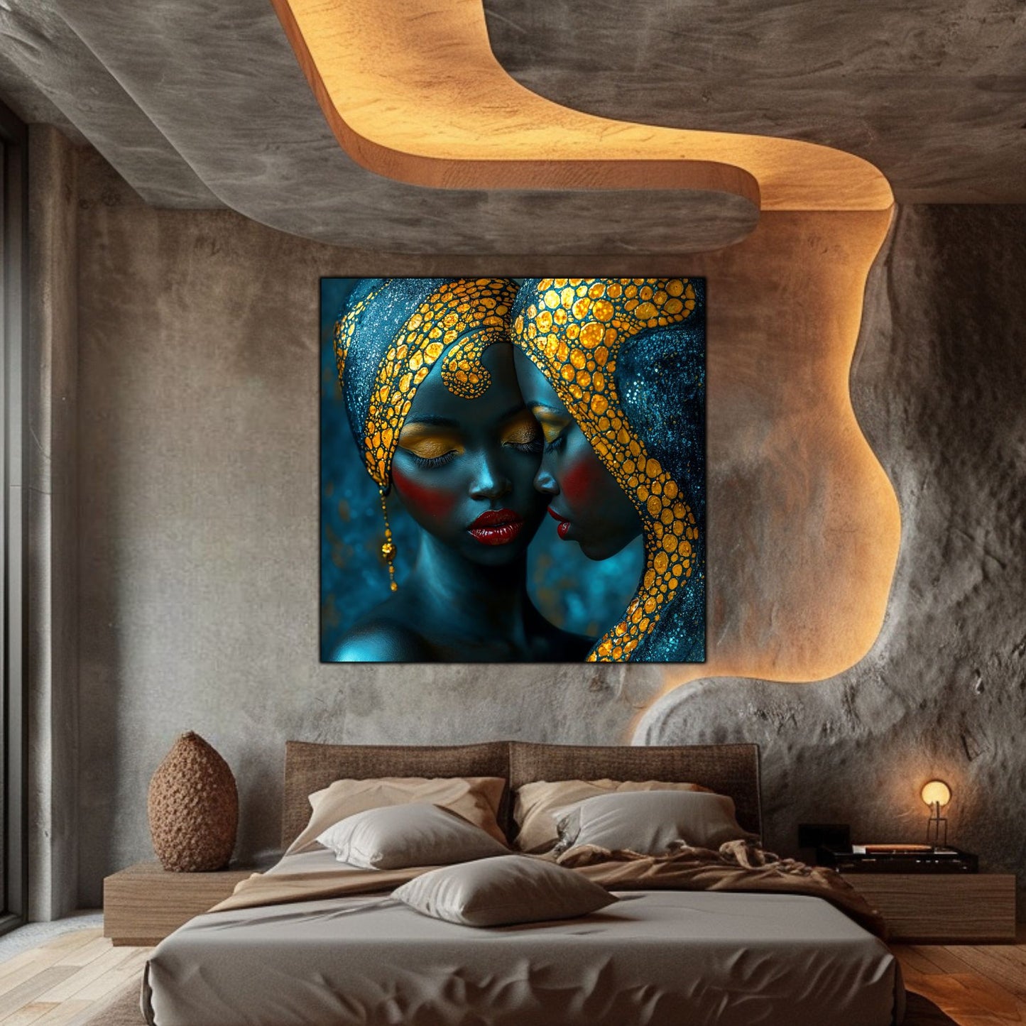 Tablou unicat din sticlă securizată - Beyond Tribe NO27