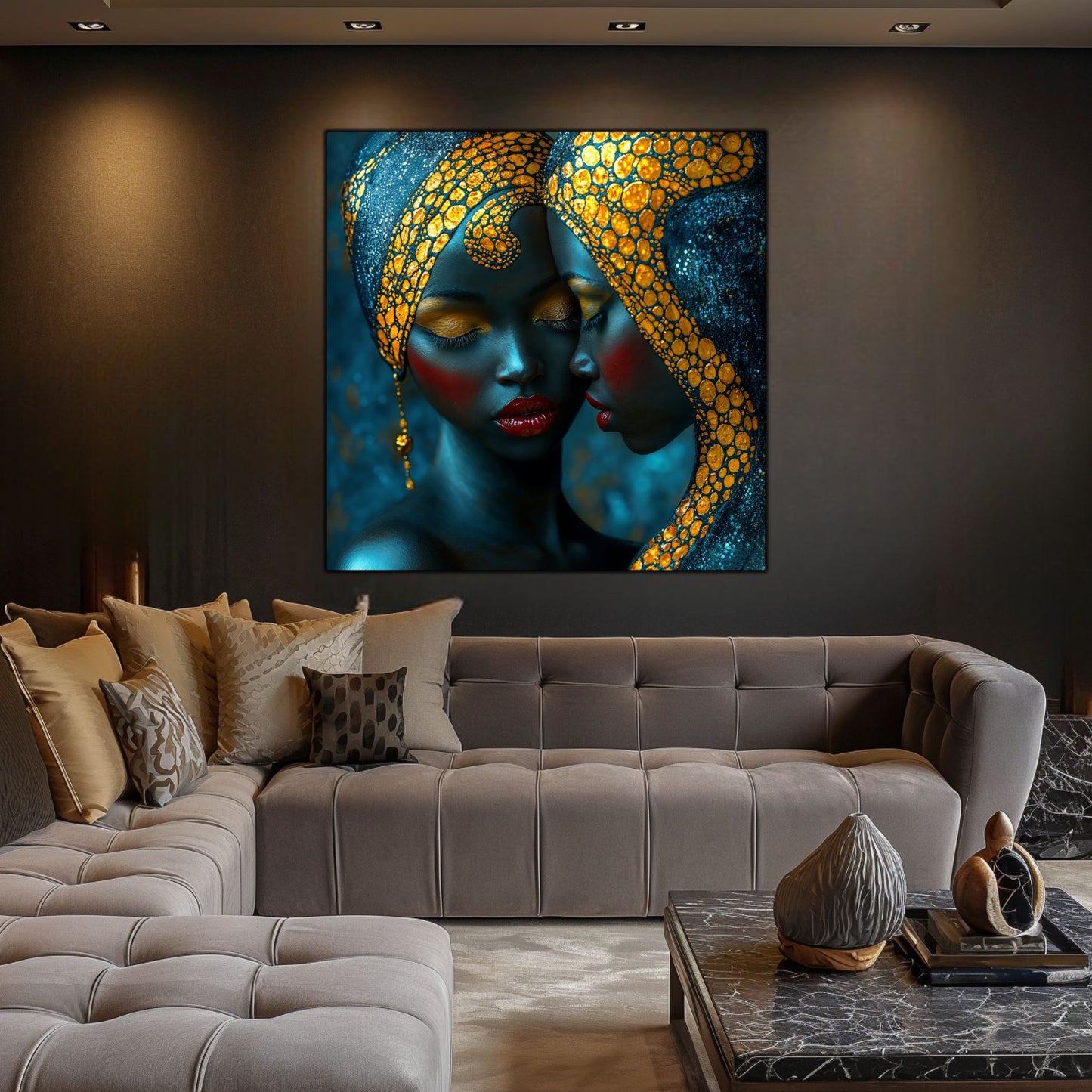 Tablou unicat din sticlă securizată - Beyond Tribe NO27