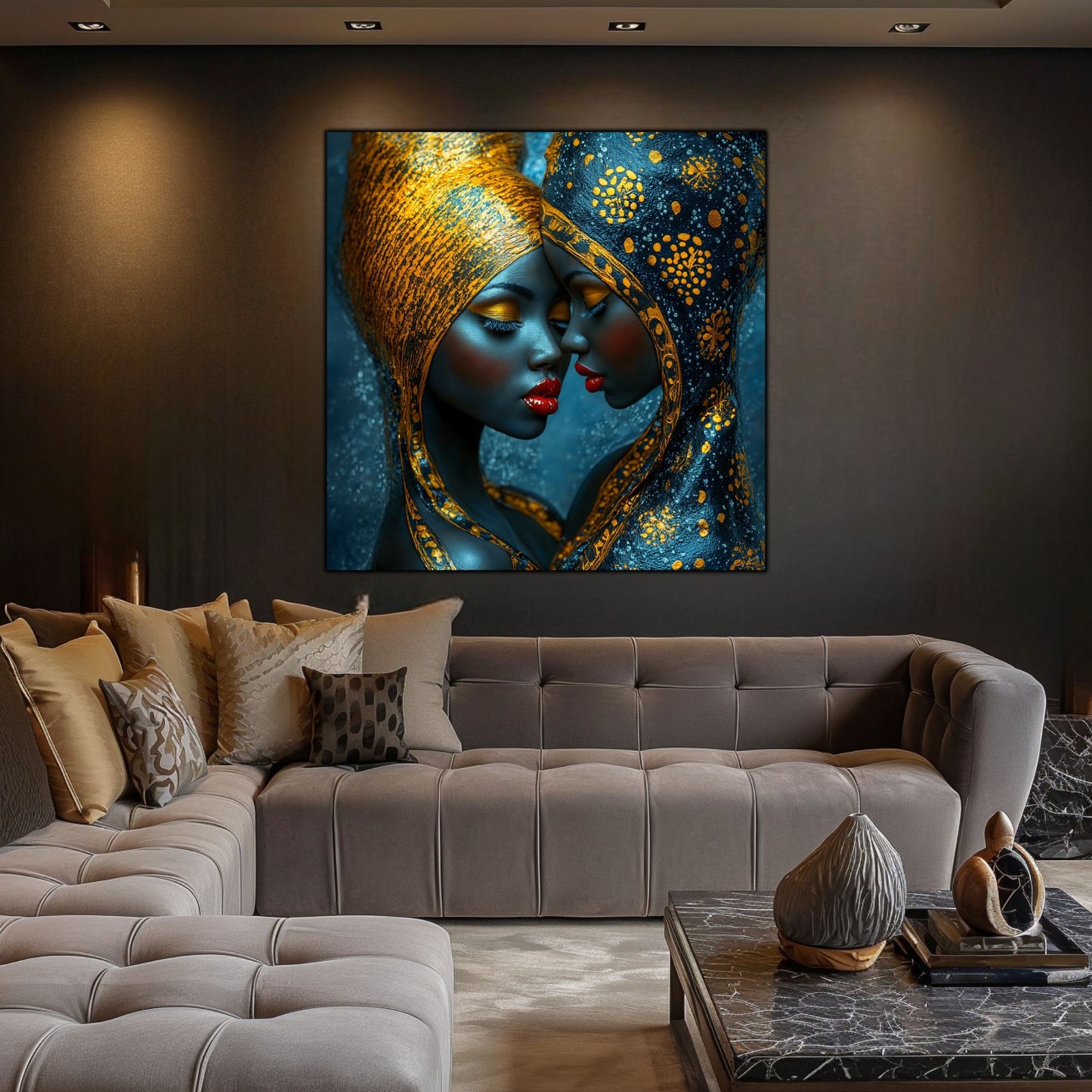 Tablou unicat din sticlă securizată - Beyond Tribe NO29