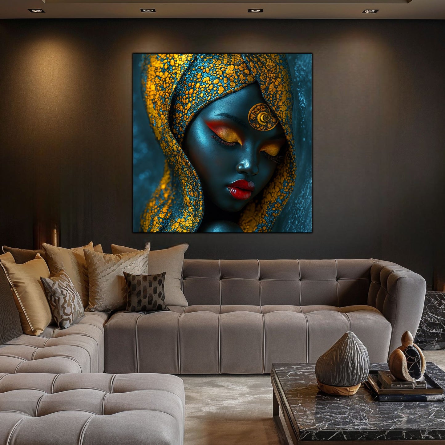 Tablou unicat din sticlă securizată - Beyond Tribe NO30