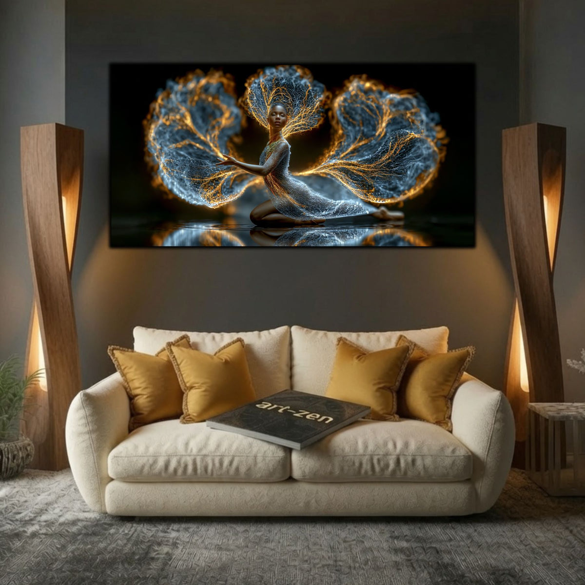 Tablou Abstract Living – The Blind Gold