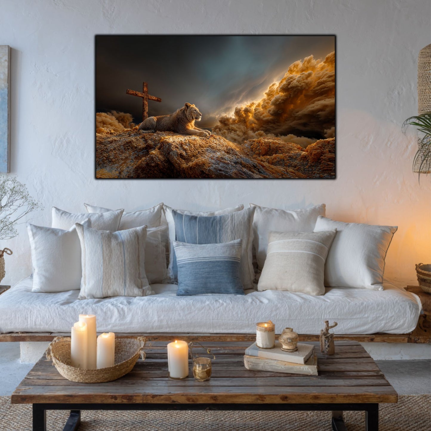 Tablou Decorativ Modern - Print UV pe Sticla - „Sacred Modernities” - No10