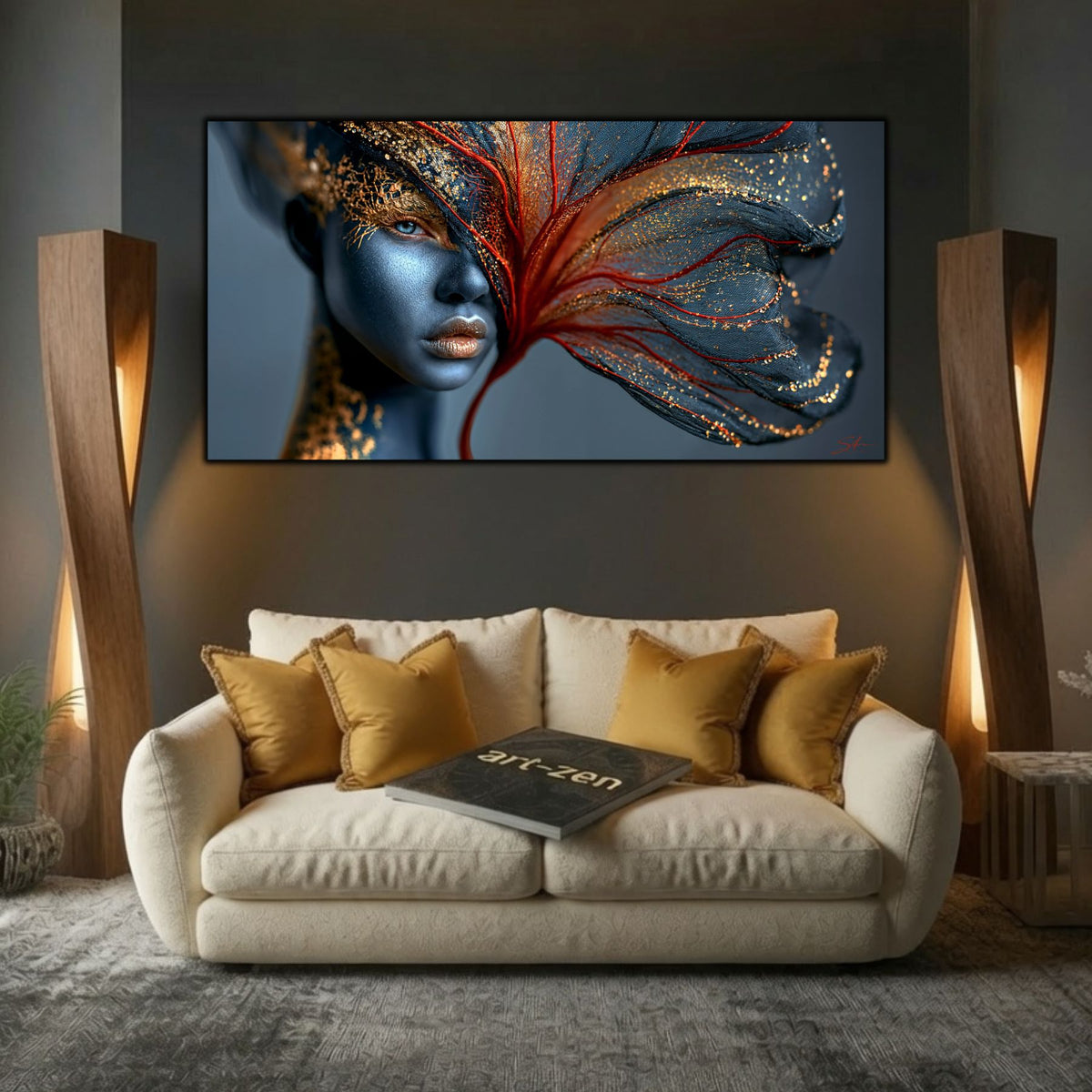 Tablou Abstract Living – Petal of Fire