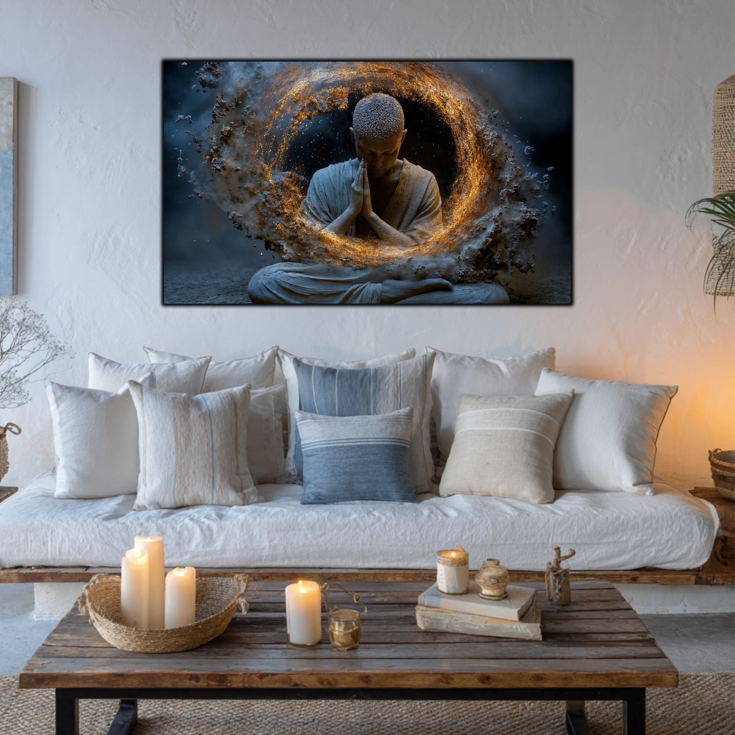 Tablou Decorativ pe Sticla Securizata – Ideal pt Dormitor si Living - Beyond Stardust No23