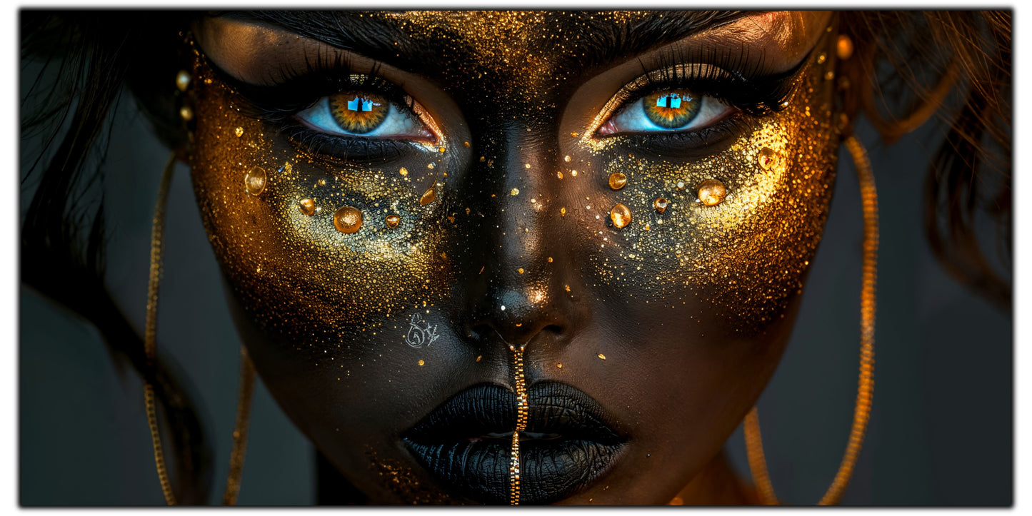 Tablou Sticla Securizata - Dark Zen Reimagined 02