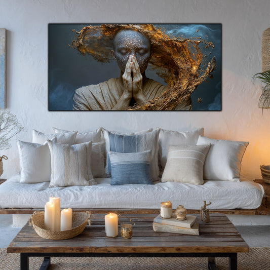 Tablou Decorativ pe Sticla Securizata – Ideal pt Dormitor si Living - Beyond Stardust No36
