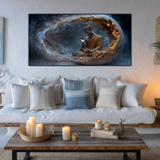 Tablou Decorativ pe Sticla Securizata – Ideal pt Dormitor si Living - Beyond Stardust No03