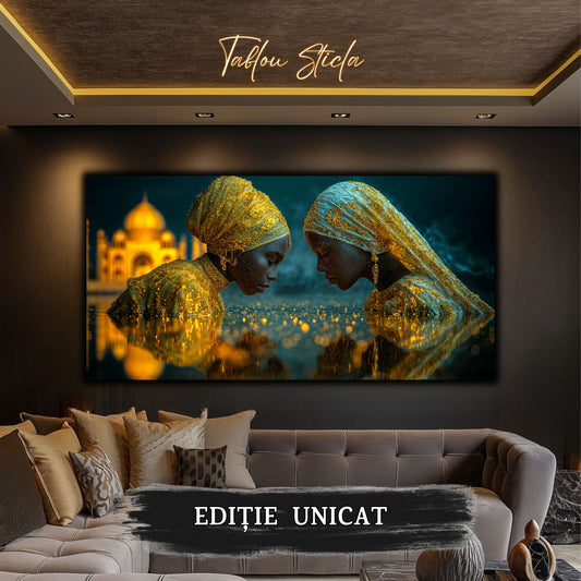 Tablou unicat pe sticla securizata - The Lost Temple - No 17