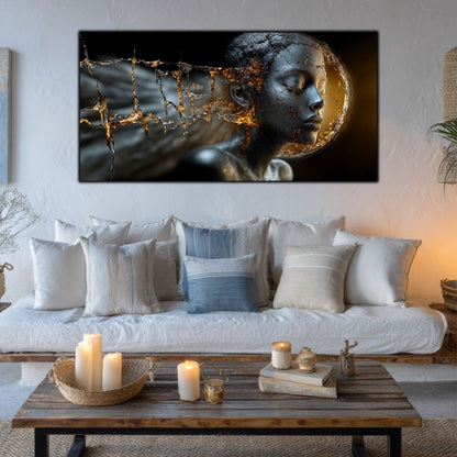 Tablou Sticla Securizata - Broken Mind 25