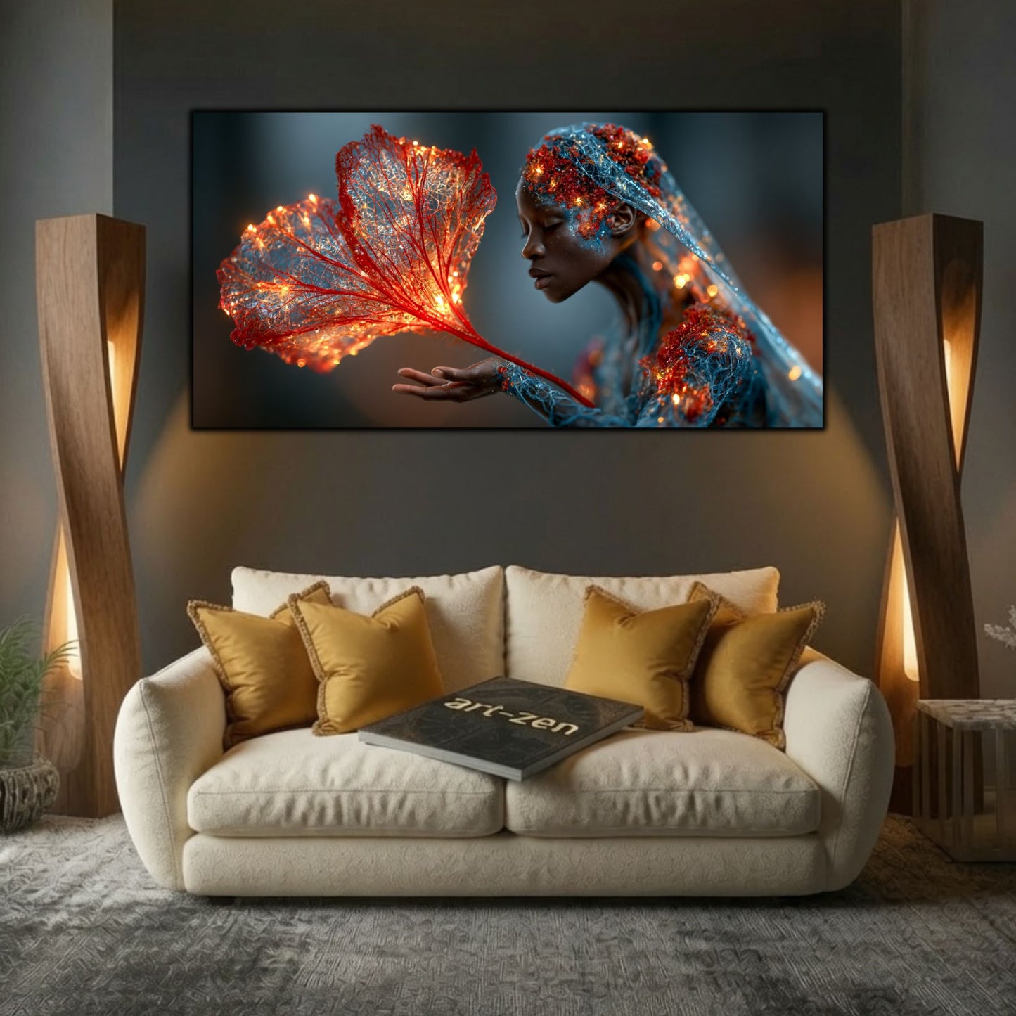 Tablou Abstract Living – A Hand Toward Light
