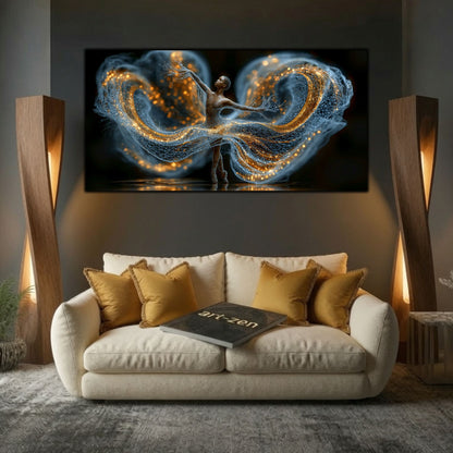 Tablou Abstract Living – The Blue Embrace