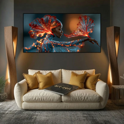 Tablou Abstract Living – Where the Fire Turns