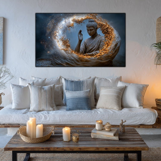 Tablou Decorativ pe Sticla Securizata – Ideal pt Dormitor si Living - Beyond Stardust No22