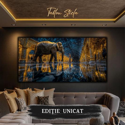 Tablou unicat pe sticla securizata - The Lost Temple - No 19