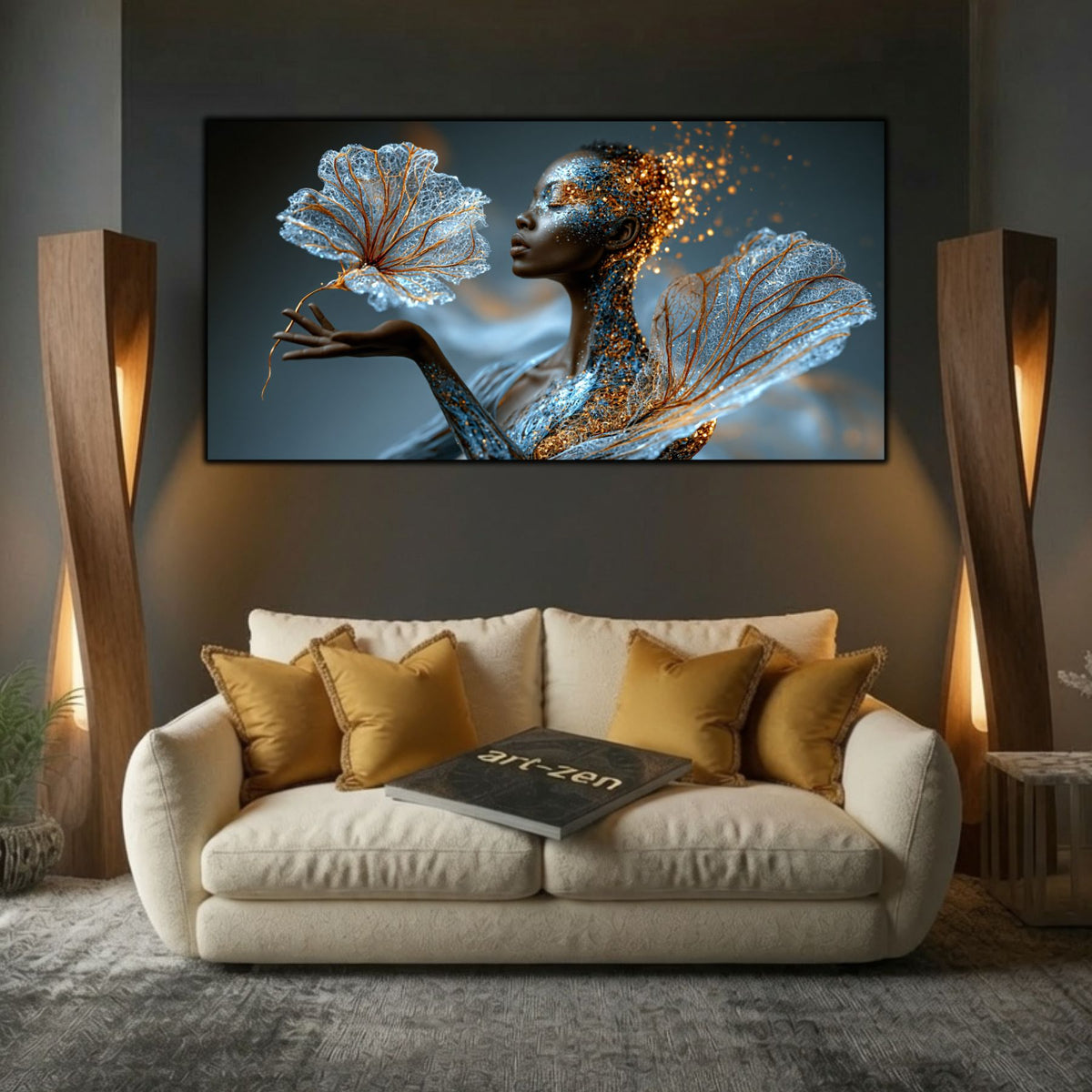Tablou Abstract Living – A Flame Without Weight