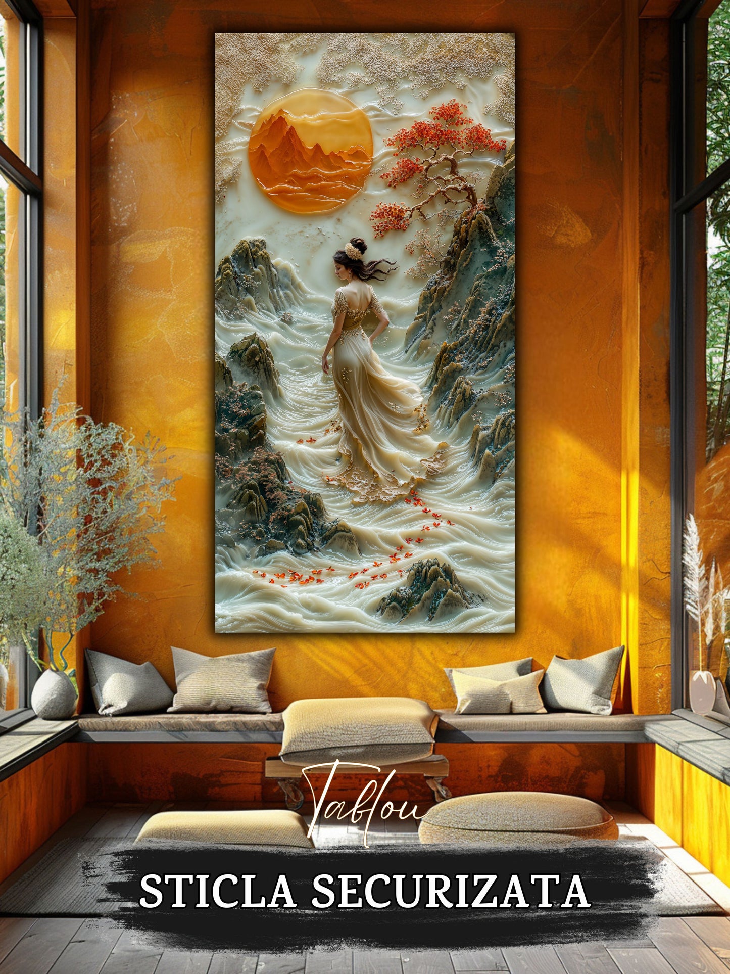 Tablou Sticla - Silk Road - 19