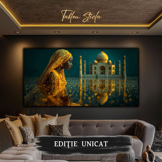 Tablou unicat pe sticla securizata - The Lost Temple - No 04