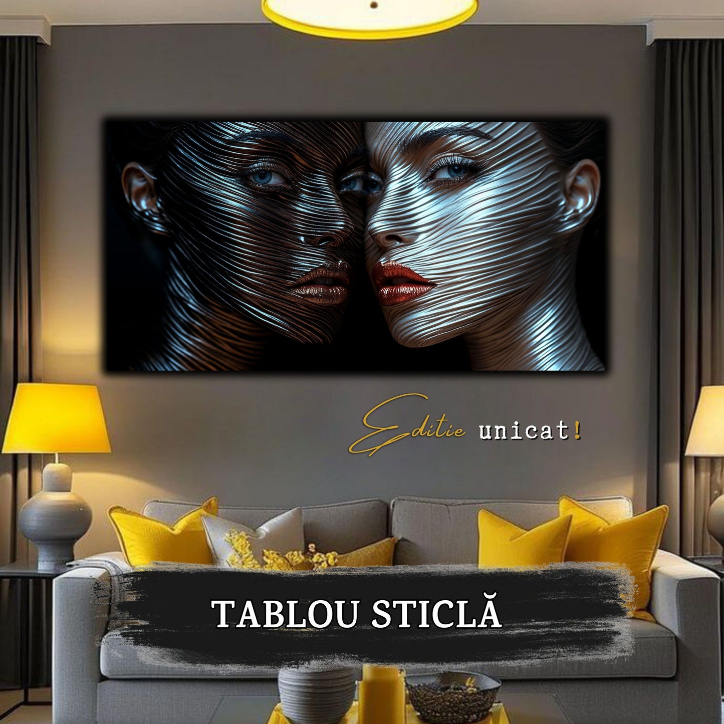 Innerverse - Tablou Sticla  - Unicat - no28