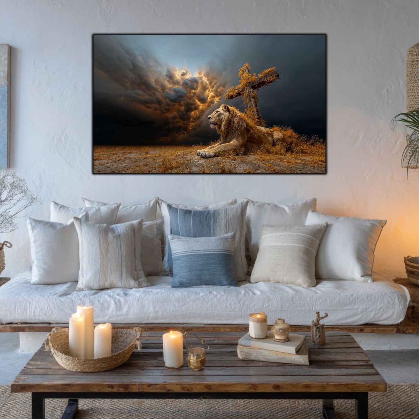 Tablou Decorativ Modern - Print UV pe Sticla - „Sacred Modernities” - No12