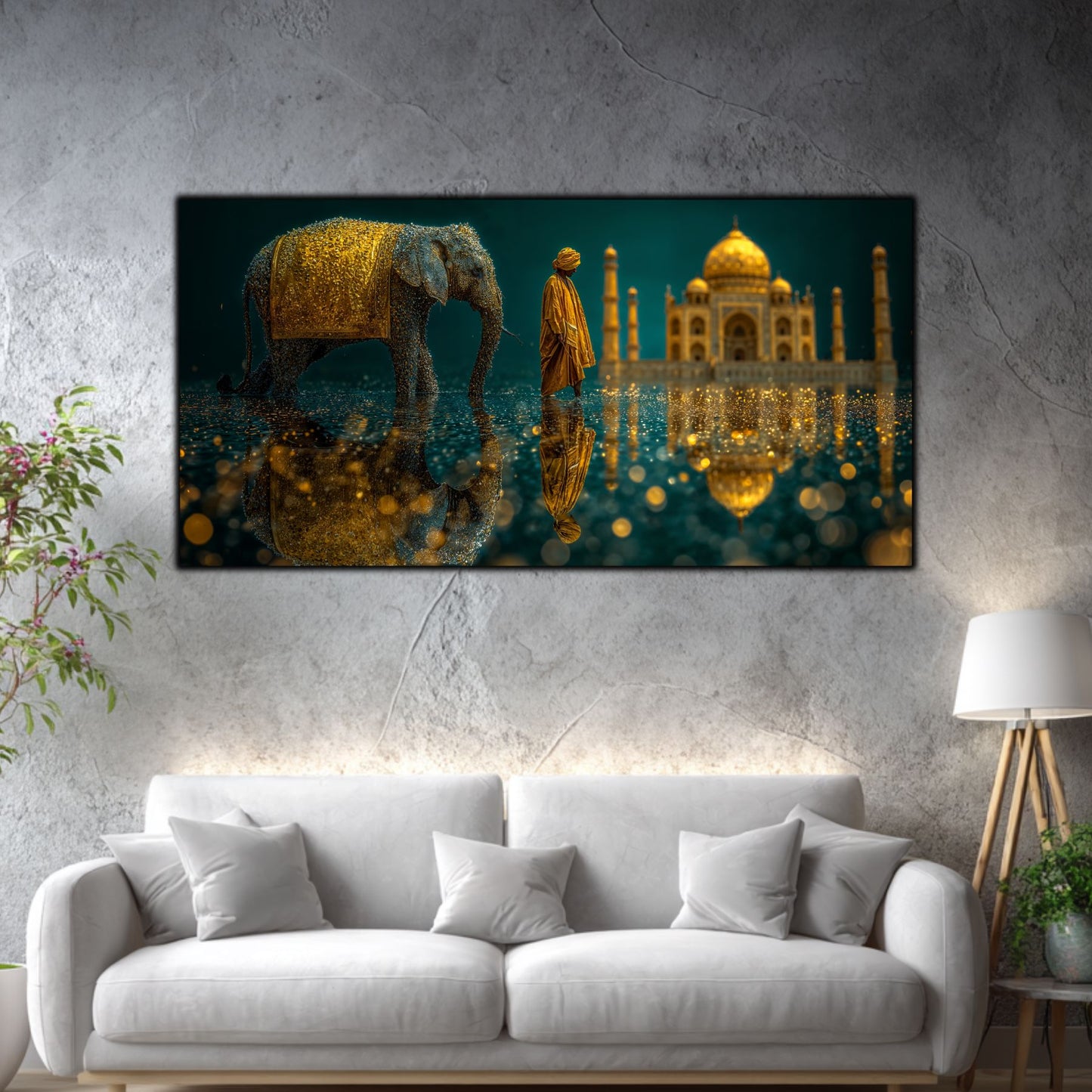 Tablou Modern Living – A Path in Gold