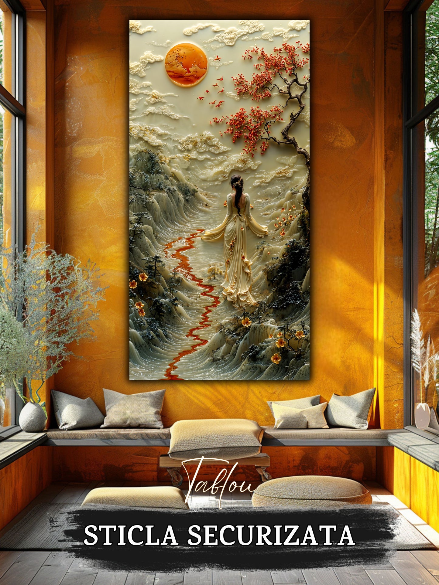 Tablou Sticla - Silk Road - 18