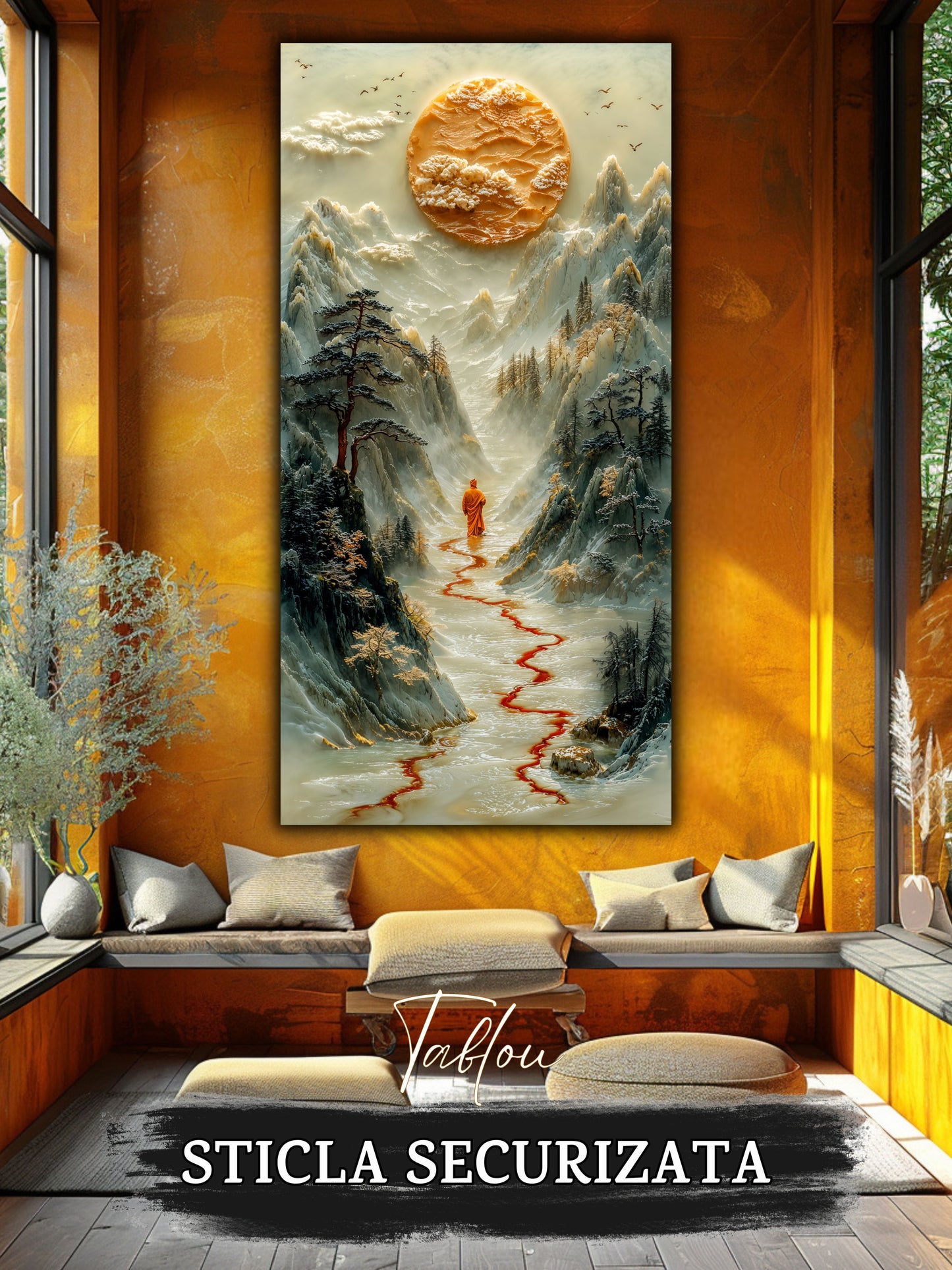 Tablou Sticla - Silk Road - 13