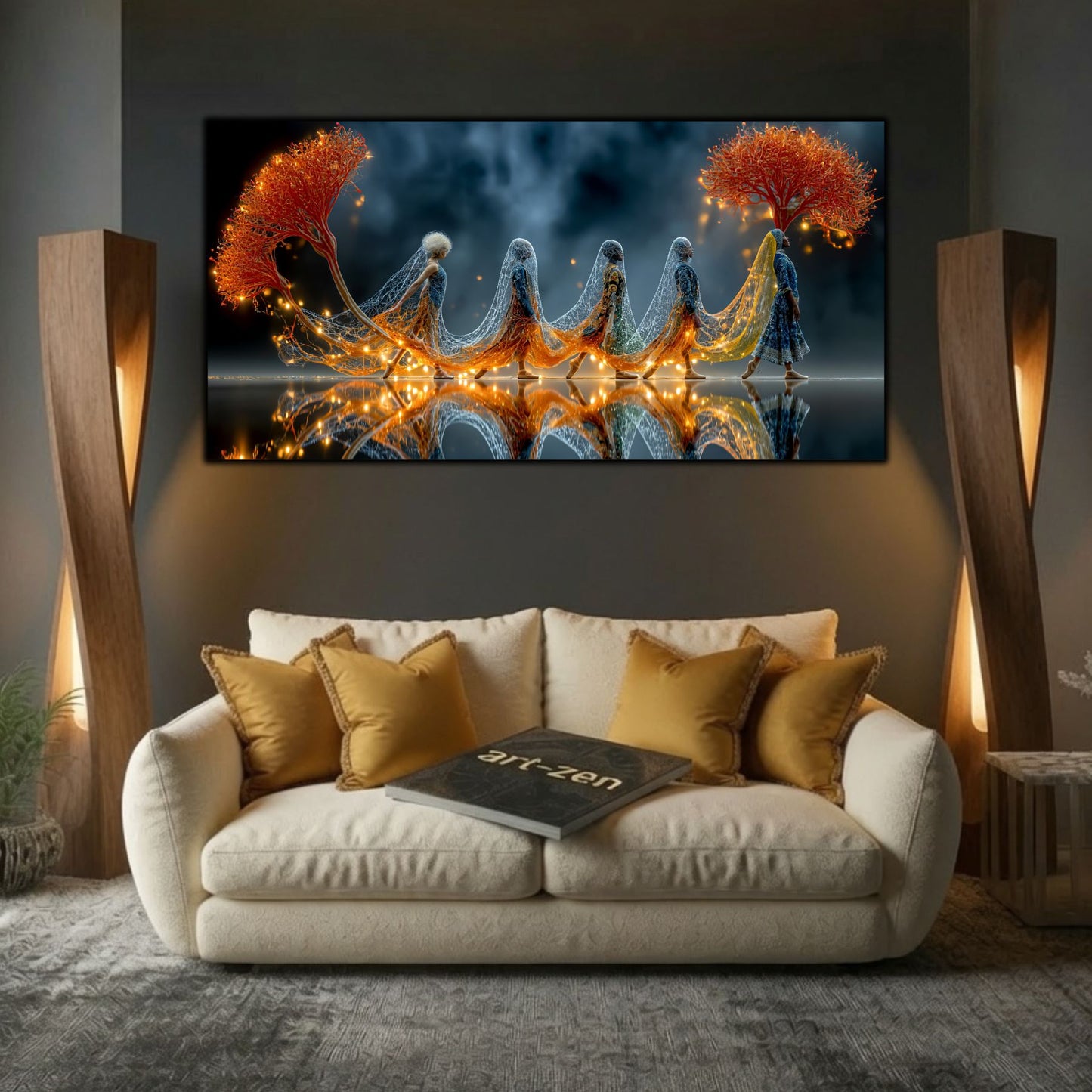 Tablou Abstract Living – Her First Light