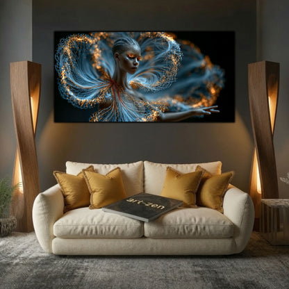 Tablou Abstract Living – Blue Arrival