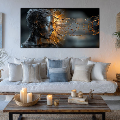 Tablou Sticla Securizata - Broken Mind 01