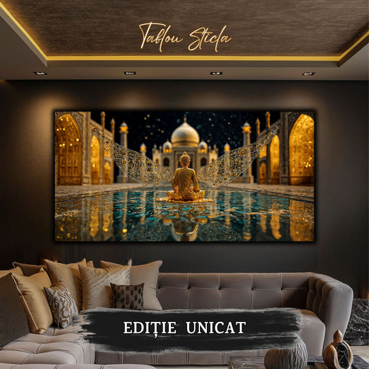 Tablou unicat pe sticla securizata - The Lost Temple - No 37