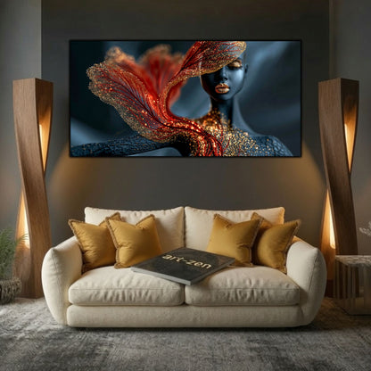 Tablou Abstract Living – The Crimson Veil