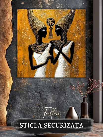 Whispers of the Nile - Tablou Sticla - 29