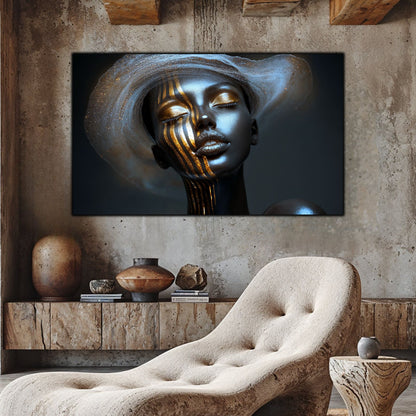 Dark White - Tablou Sticla Securizata - NO24