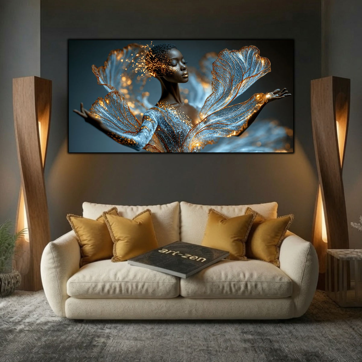 Tablou Abstract Living – A Bloom of Air