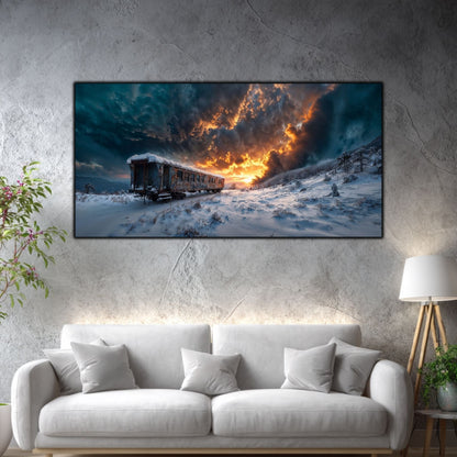 Tablouri sufragerie – Carriage at First Fire | The Long Way Home