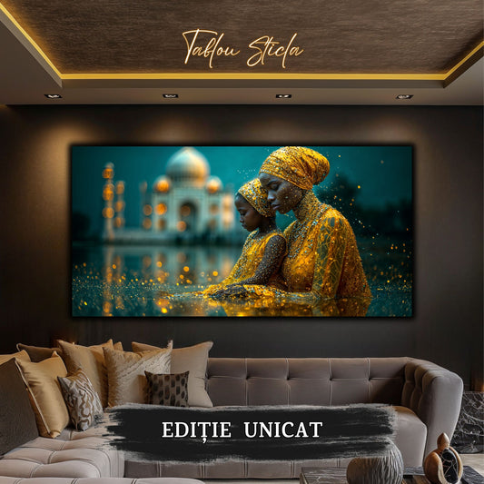 Tablou unicat pe sticla securizata - The Lost Temple - No 12