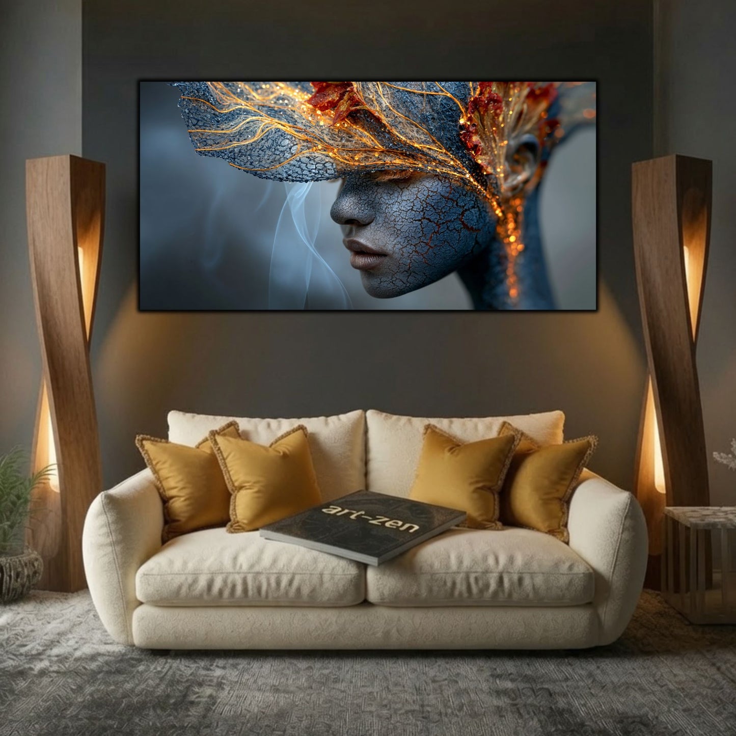 Tablou Abstract Living – Floral Memory