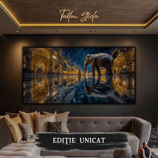 Tablou unicat pe sticla securizata - The Lost Temple - No 21