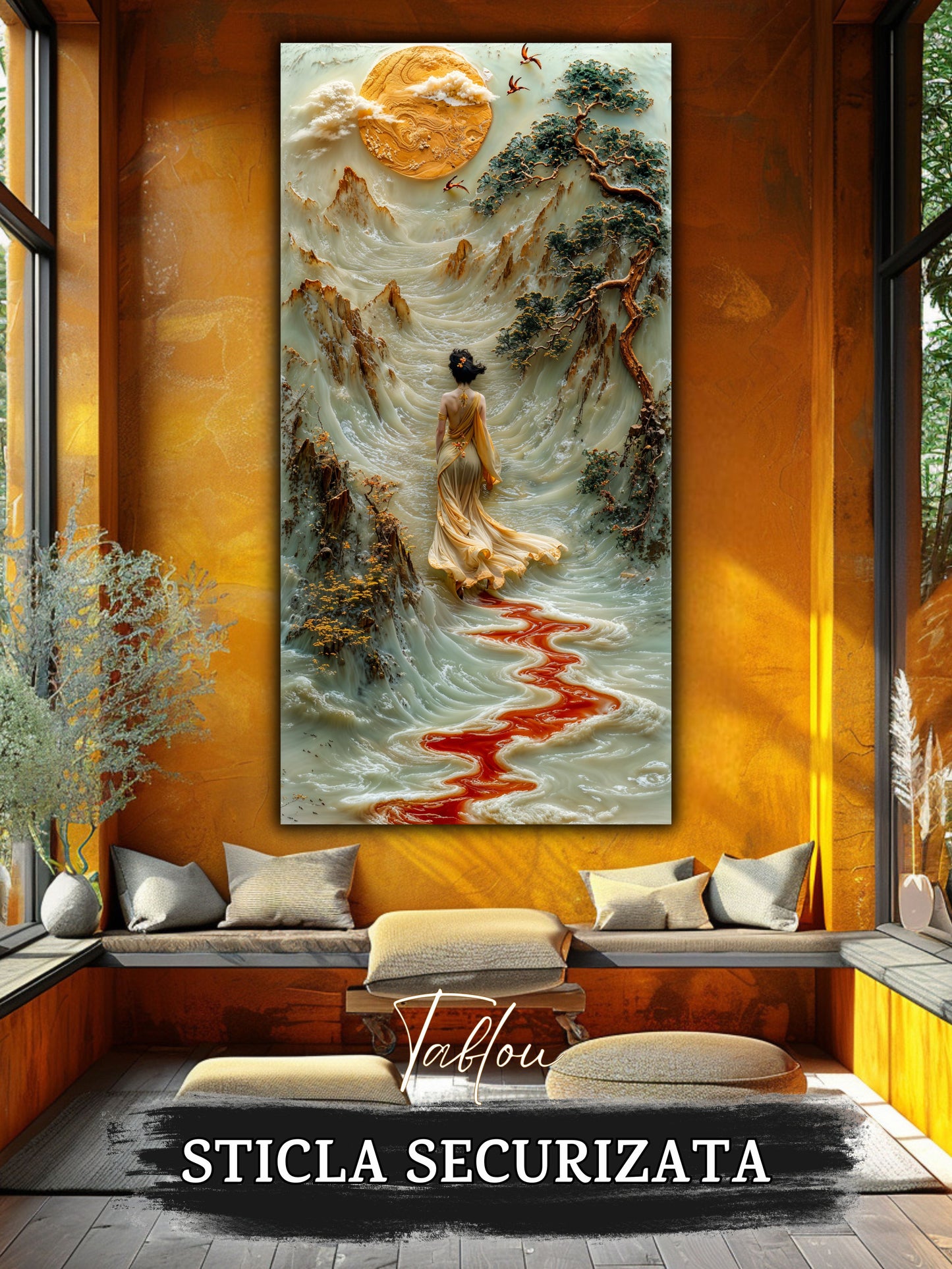 Tablou Sticla - Silk Road - 20