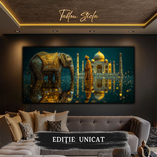 Tablou unicat pe sticla securizata - The Lost Temple - No 14
