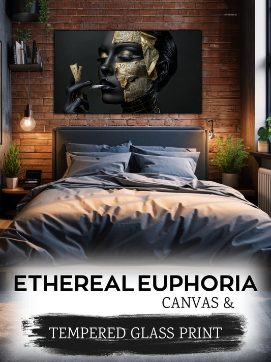 Canvas painting / glass painting - Ethereal Euphoria 32