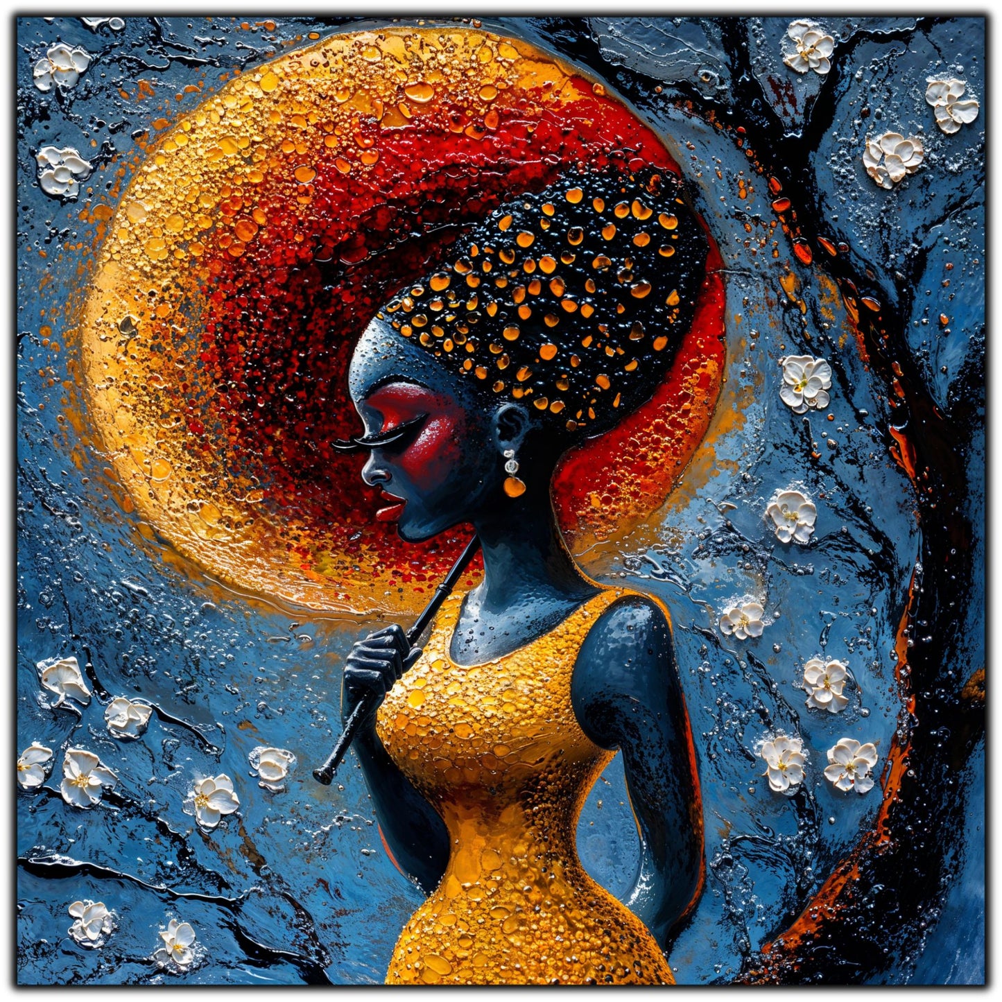 Tablou unicat din sticlă securizată Beyond Origin - No36