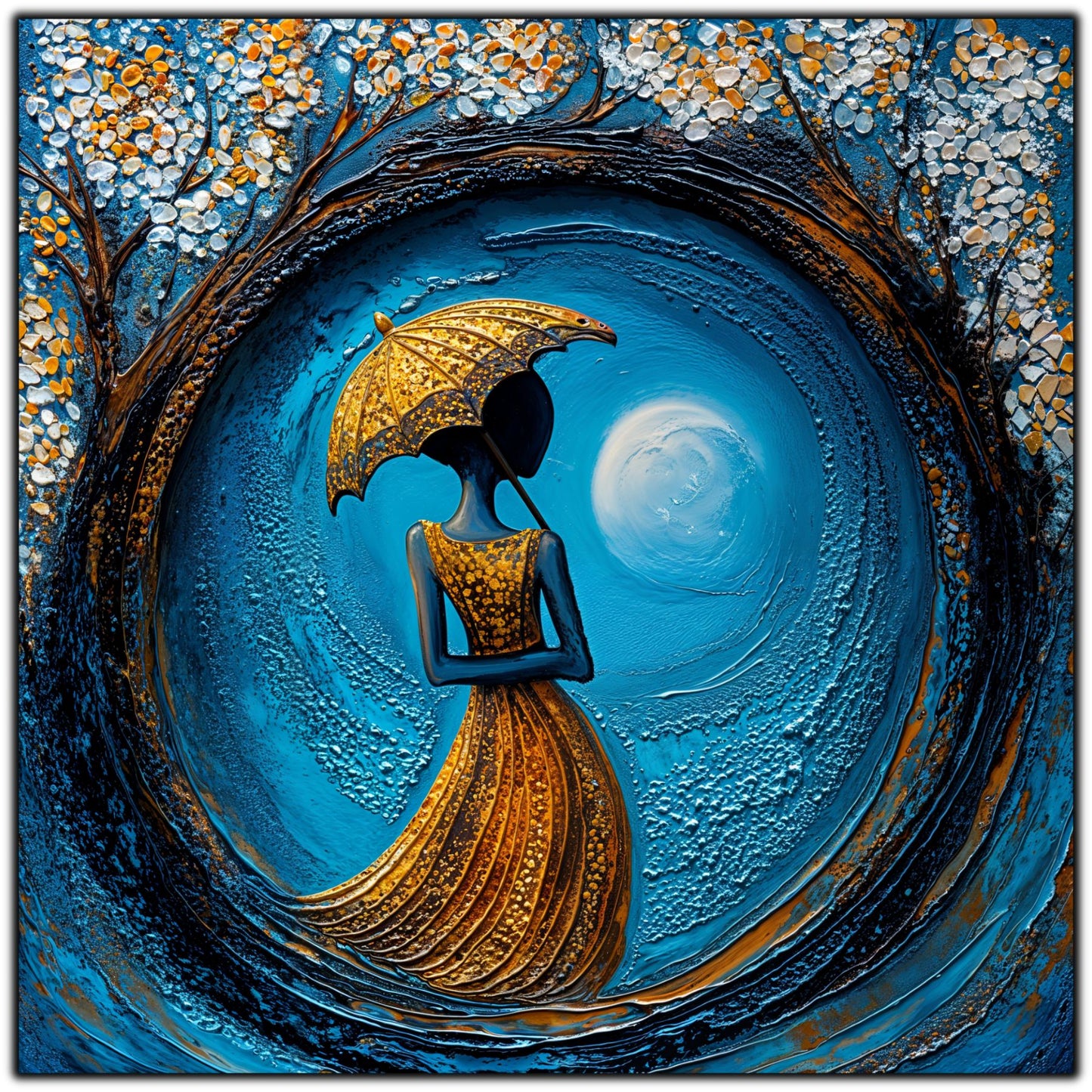 Tablou unicat din sticlă securizată Beyond Origin - No38