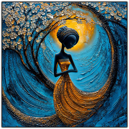 Tablou unicat din sticlă securizată Beyond Origin - No40