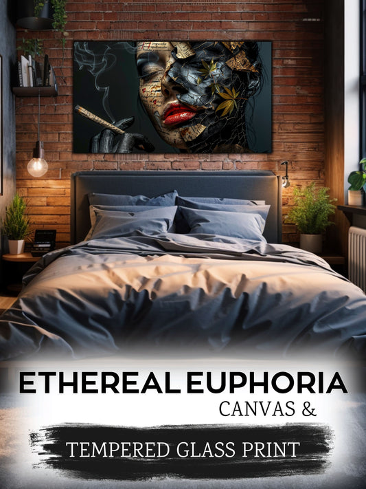 Canvas painting / glass painting - Ethereal Euphoria 33