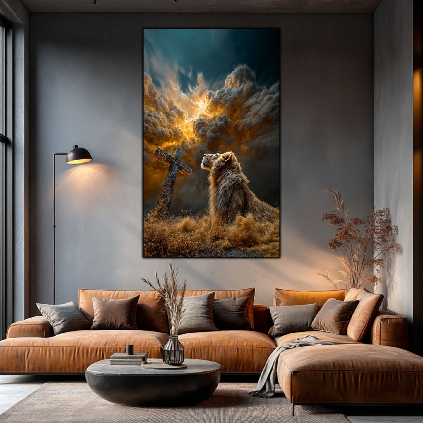 Tablou Decorativ Modern - Print UV pe Sticla - „Sacred Modernities” - No13