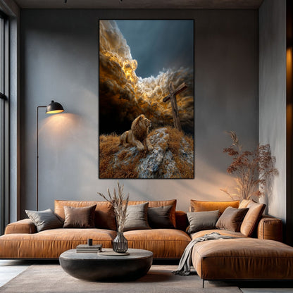 Tablou Decorativ Modern - Print UV pe Sticla - „Sacred Modernities” - No16
