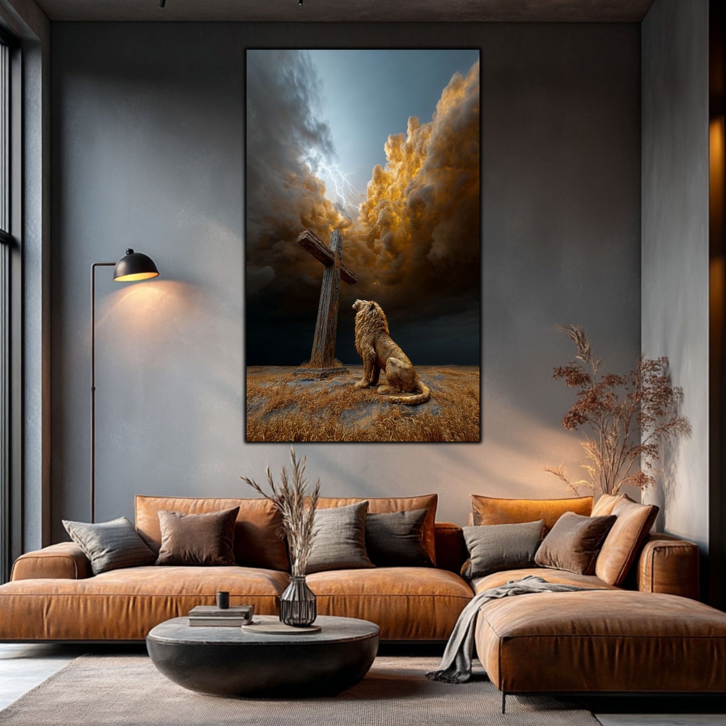 Tablou Decorativ Modern - Print UV pe Sticla - „Sacred Modernities” - No18