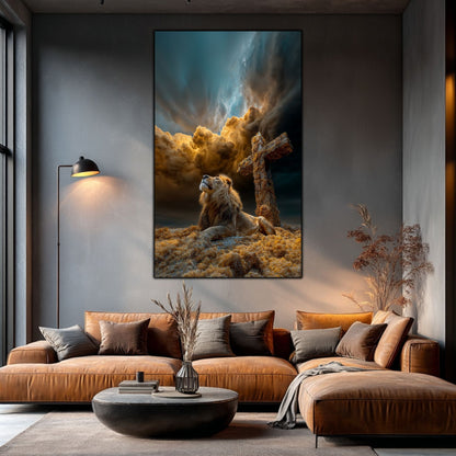 Tablou Decorativ Modern - Print UV pe Sticla - „Sacred Modernities” - No15