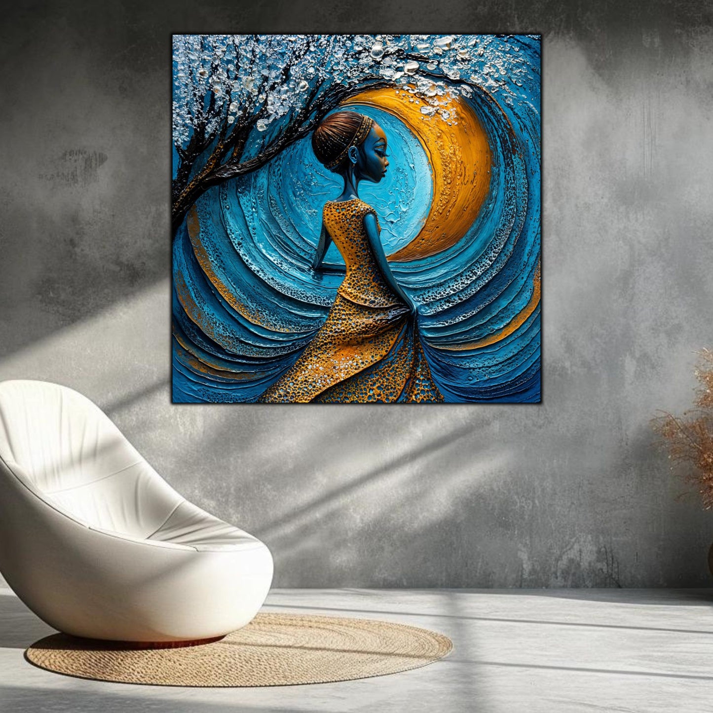 Tablou unicat din sticlă securizată Beyond Origin - No42